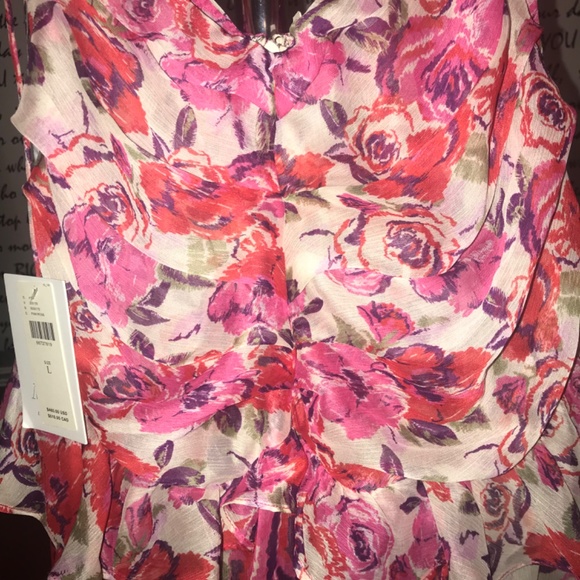 MISA Diana Floral Chiffon Maxi Dress - Picture 8 of 13